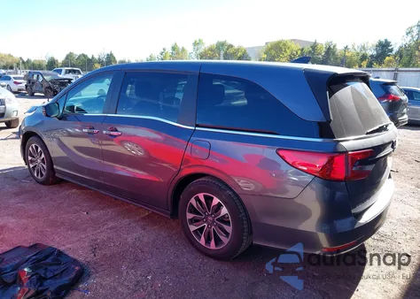 2022 Honda Odyssey Ex-L from USA, damaged, VIN 5FNRL6H7XNB051176